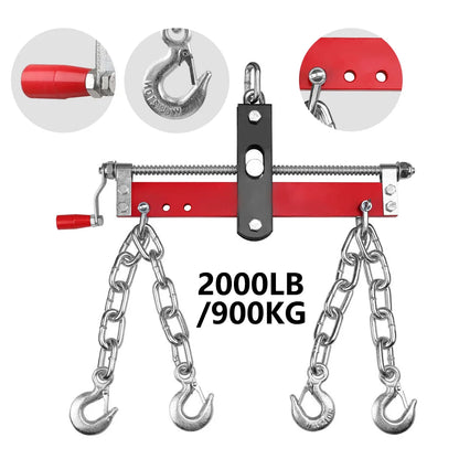 Engine Leveler Balancer 900kg Load Shop Crane Hoist Chain Lift  Loading Leveller