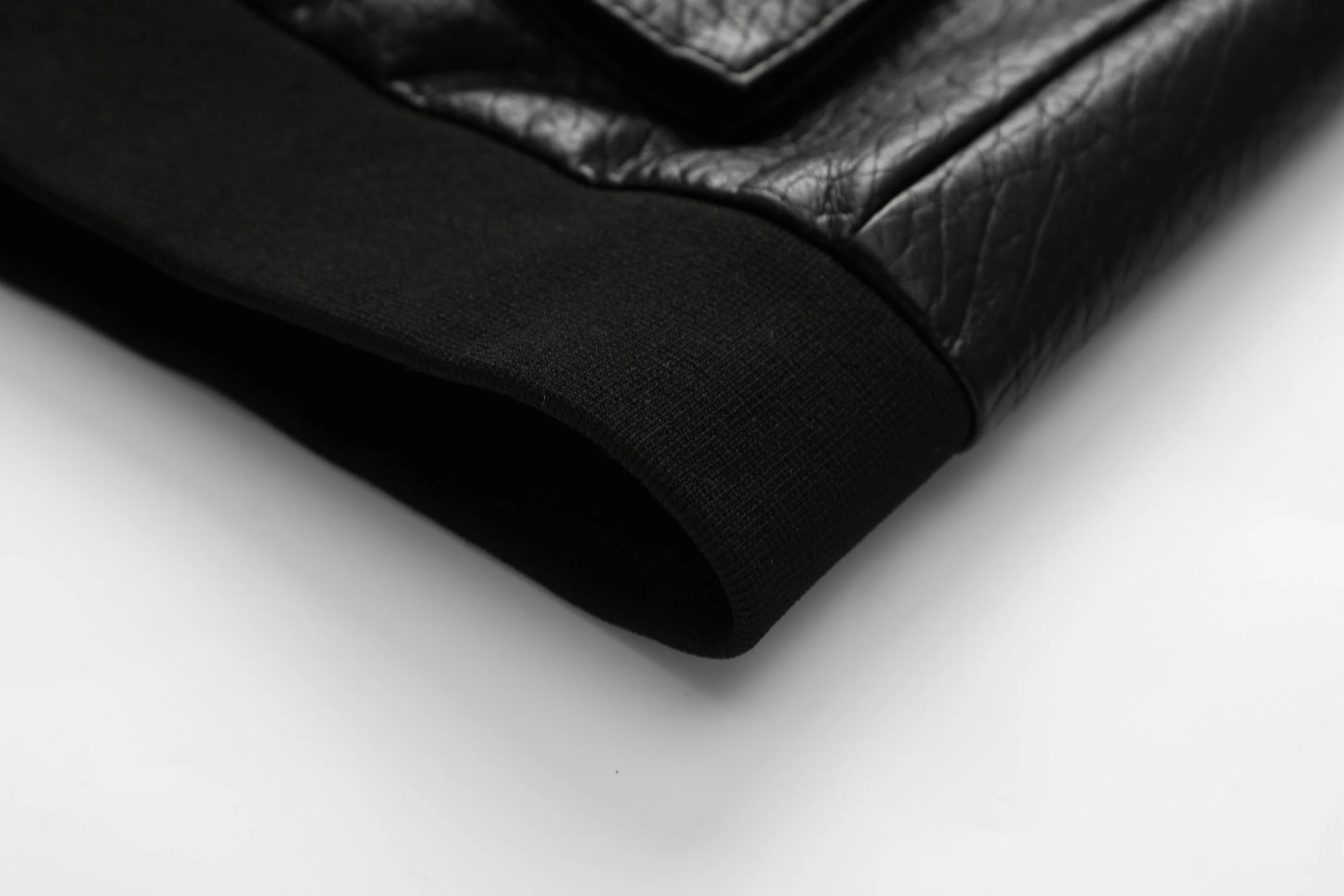 Men's embroidered lapel jacket Motorcycle PU leather jacket