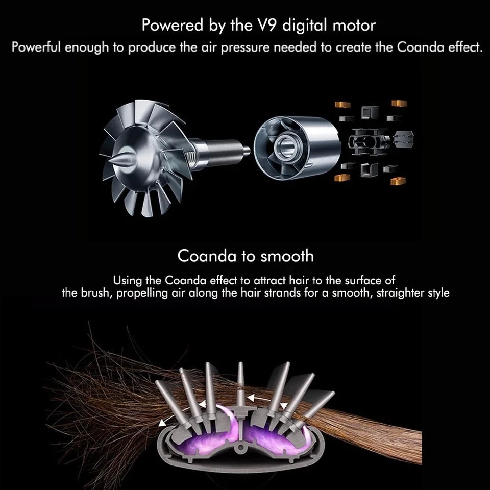 6 In 1 Hair Styler New Smooth Hair Dryer For Hair 6 in 1 hair styler With Curling Barrel Hot Air Brush Styling Tool MultiStyler