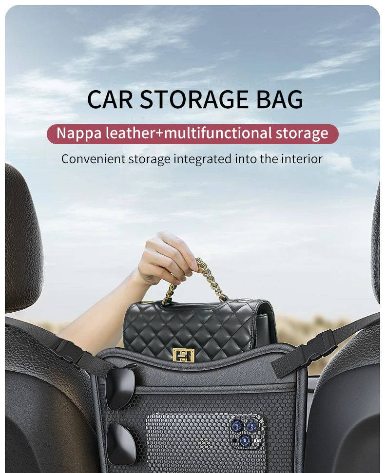 Car Organizer For MG ZS Seat Storage Box Car Hanging Storage Bag Tissue Box Car Stowing Tidying Storage Pocket