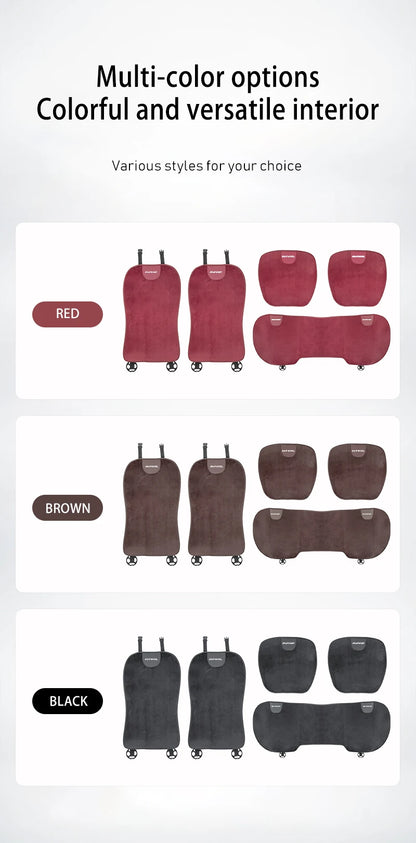 Car Seat Cover Backrest Pad Cushion Plush Interior Accessories For Haval Jolion F7 H9 H6 H2 F7X F7H H8 H3 H4 H1 H5 H7 F5 C30 C50