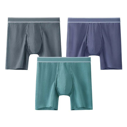 3/4Pcs Boxer man Comfortable Men's briefs Long Boxers For Man Underwear 3D Cutting U Pouch Design Men's underpants