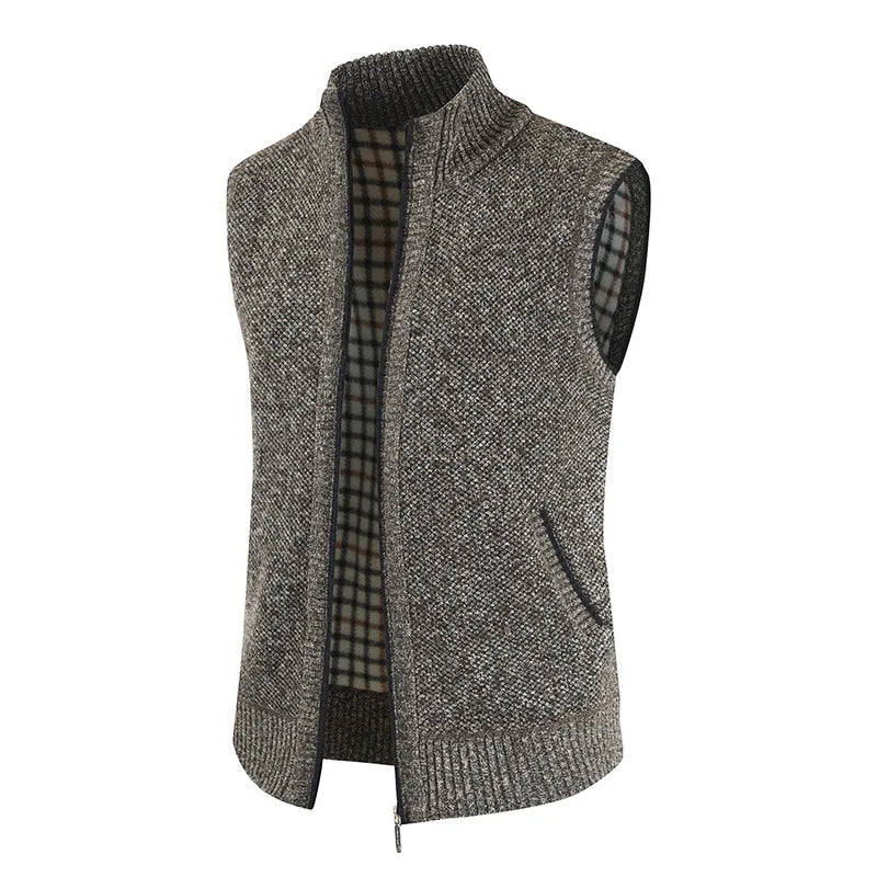 KB New Autumn and Winter Men's Coat Fashion Warm Outer Wear Vest Hot Vest Casual Sleeveless Jacket