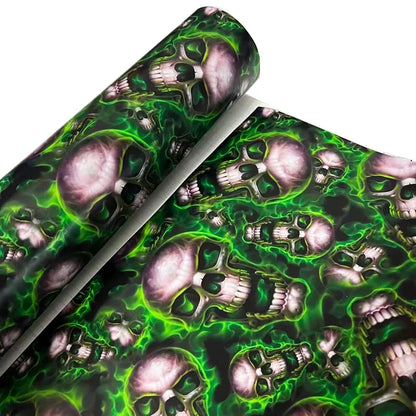 Skull Sticker Bomb Graffiti PVC Vinyl Wrap Film With Air Release Self Adhesive DIY Car Motorcycle Furniture Decoration Sticker