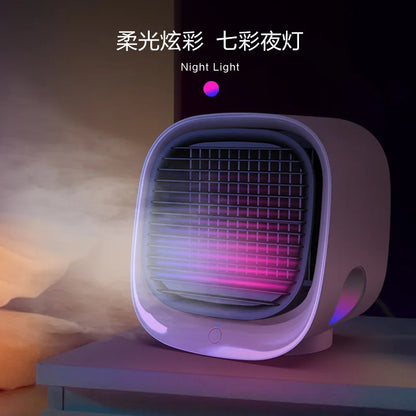USB water cooling fan desktop office household air conditioner fan small air cooler mini fan