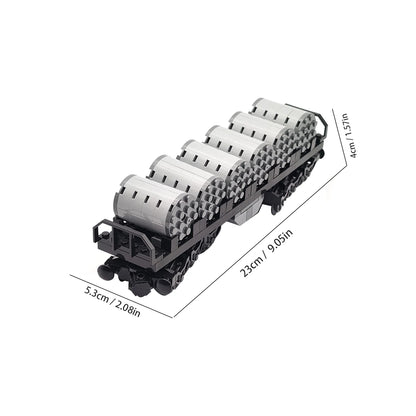 City Train Building Blocks DIY Modified Accessories, Creative MOC Assembly Track Train Carriage Expansion Set, Base, Wheel Parts