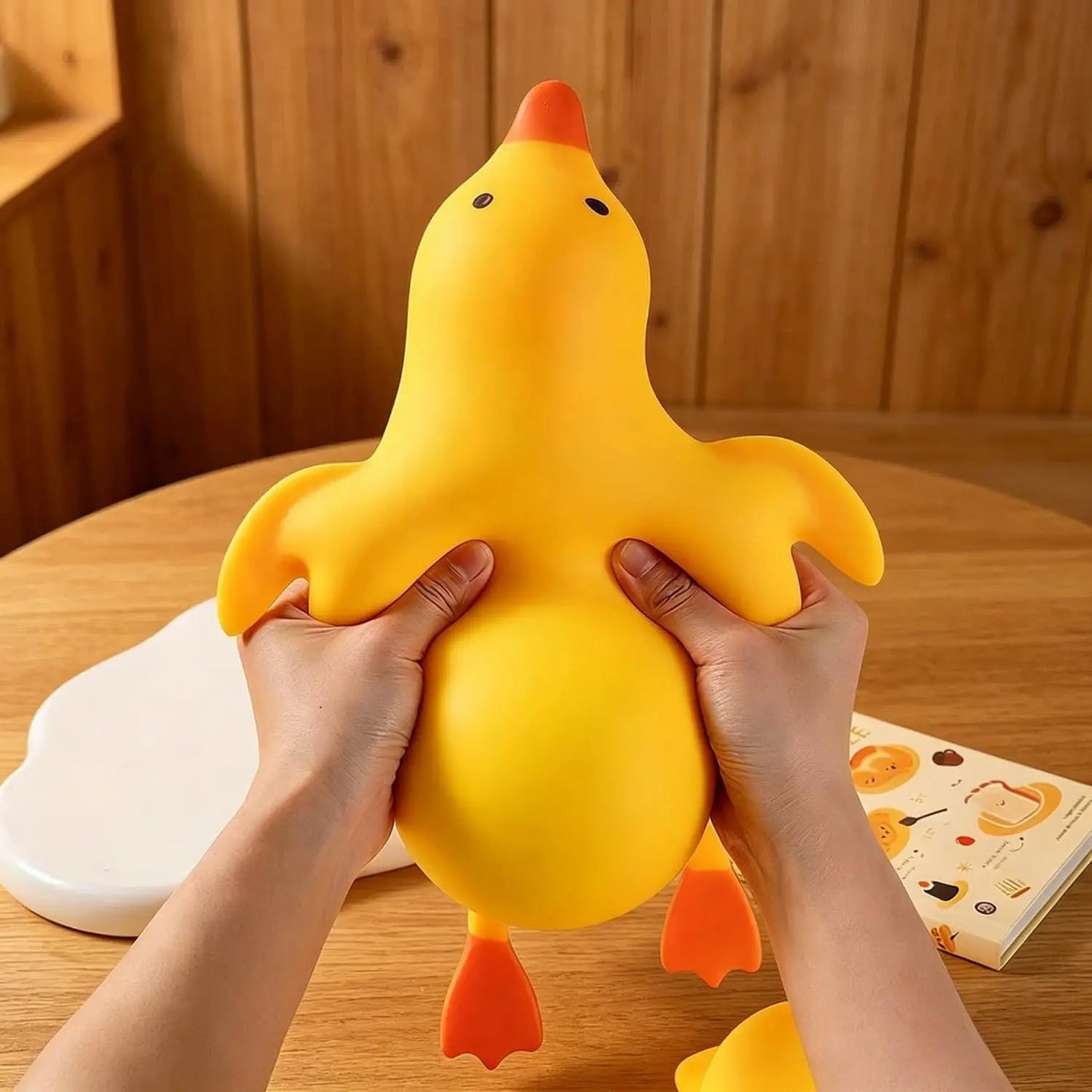 33CM Antistress Duck Fidgets Toys Squishy Goose Animals Vent Toys for Adults Decompression Stretch Toys Friends Best Gift
