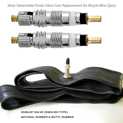 5-1000Pcs Detachable Presta Bicycle Valve Core Replacement Brass CNC FV MTB Road Bike Tire Tubes Service Parts Repair Tools
