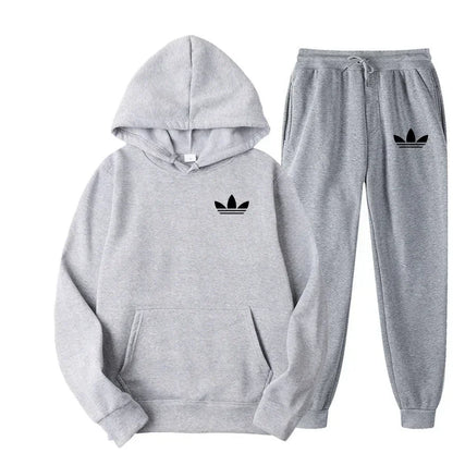 2025 New Men's Fashion Casual Tracksuits Outdoor Jogging Hooded Sets Sports Luxury Hoodie + Pants Suit Clothing