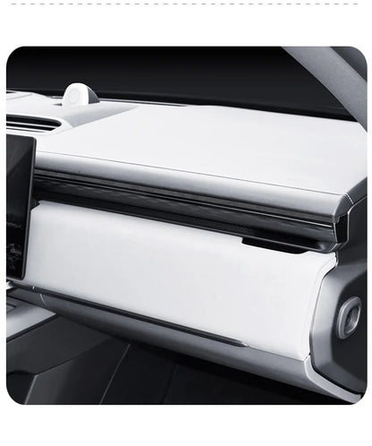 For ZEEKR 7X 2025 Super Suede Interior Accessory, Car Central Control Sliding Cover Panel Steering Wheel Decal Air Outlet Trim