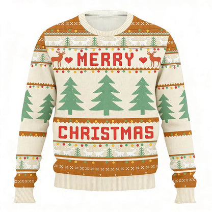 Funny Customizable Photo Ugly Christmas Sweater Personalized DIY Face Family Pullovers 3D Printed Patterned Men/Women Gift Tops