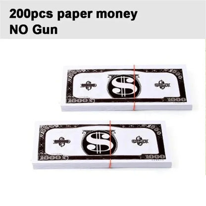 Money Gun Shooter, Make it Rain Money Toy Gun, Prop Money Gun, Spary Cash Gun for Movies Game Party Toy Gun