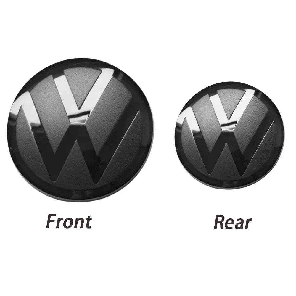 2pcs Not Affect ACC Car Front Grill Cover OR Rear Trunk Emblem Lid For VW Golf 6/7/7.5/8/Passat /Polo /CC/ Jetta/Tiguan/GTI