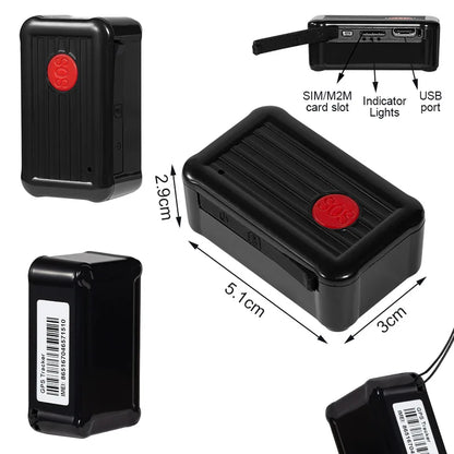 Trackerking EC11 Mini Builtin Battery GSM GPS tracker for Car Kids Personal Pet track device with free online tracking APP