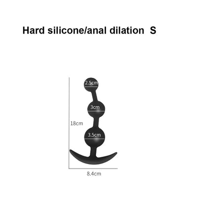 Huge Anal Plug 9cm Anal Beads 100% Liquid Silicone Soft Anal Balls Big Buttplug Prostate Massager Adult Sex Toys For Men