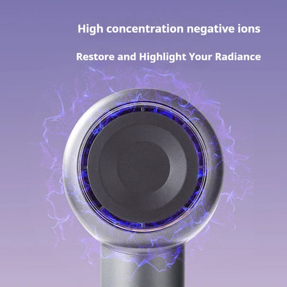 Leafless High Speed Hair Dryer, 110000RPM Negative Ion Hair Care, Smart Temp Control Quiet Fast Drying Blow Dryer