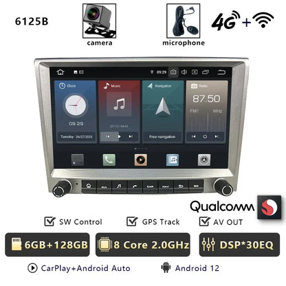 CHSTEK Car Radio Wireless Carplay Qualcomm for Porsche 911 997 Boxster Cayman 987 Auto Android 13 Multimedia Player Navigation