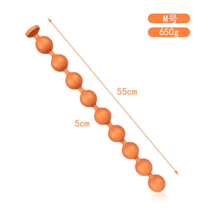 Huge Anal Plug 9cm Anal Beads 100% Liquid Silicone Soft Anal Balls Big Buttplug Prostate Massager Adult Sex Toys For Men