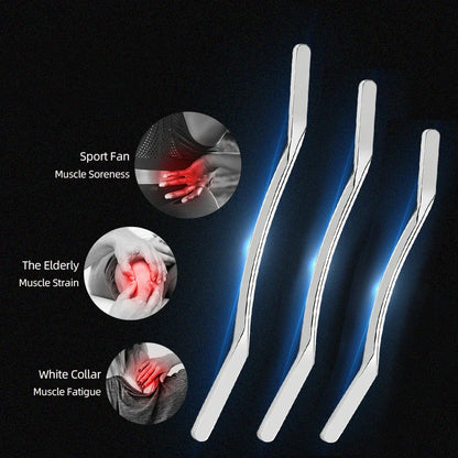 Stainless Steel IASTM Tool Guasha Massage Tool Muscle Scraping Tool for Soft Tissue Therapy and Reduce Arms,Back,Legs, Neck Pain