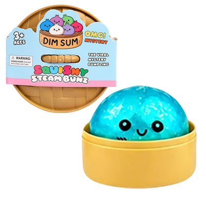 Glitter Dumpling Squishy ULTRA RARE Gold Glitter Hidden Edition Dumplings Sensory Steamer Soft TPR Dough Ball for Stress Relief