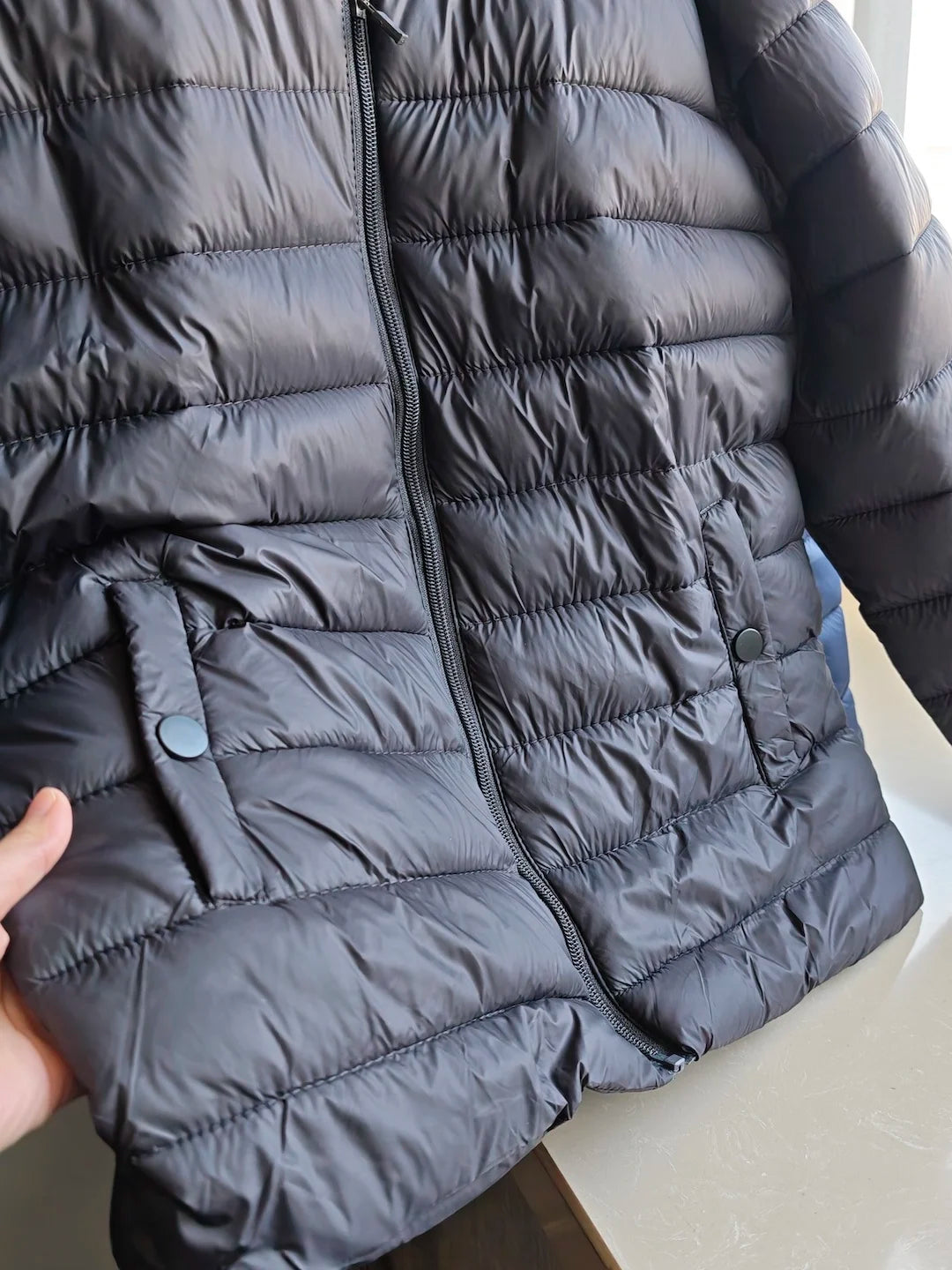 Lightweight Warm Cotton Jacket Stand Collar Men's Casual Outerwear Autumn Winter Fashion Urban Style Standard Fit Business Scene