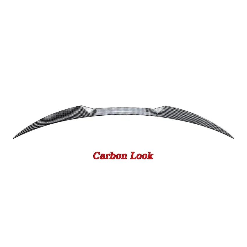 Carbon Look Car Trunk Spoiler Rear Spoiler For Alfa Romeo Giulia 2016-2023 Roof Splitter Tail Wing Body Kit Gloss Black Trim