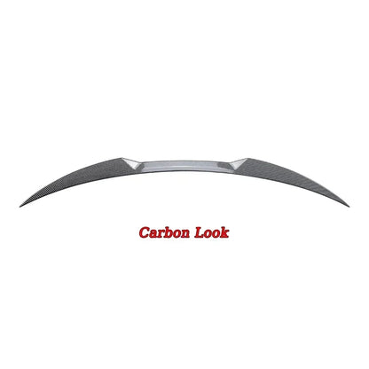Carbon Look Car Trunk Spoiler Rear Spoiler For Alfa Romeo Giulia 2016-2023 Roof Splitter Tail Wing Body Kit Gloss Black Trim