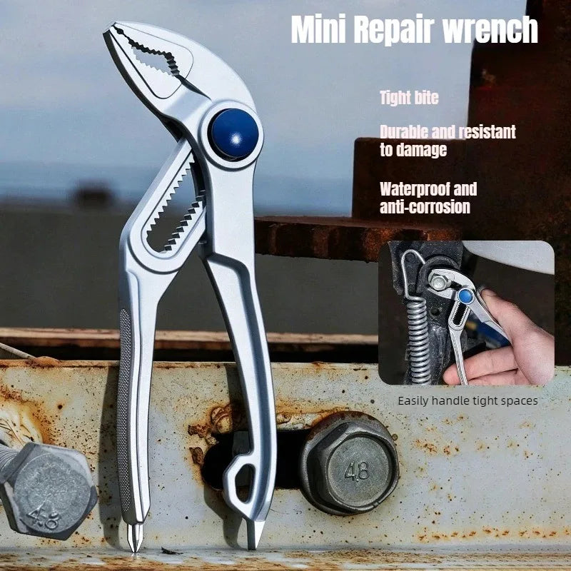 Pliers Mini V Jaw Adjustable Push Lock Multi Grip Hand Tool For Automobile Repair And Mechanic Workshop Maintenance Work