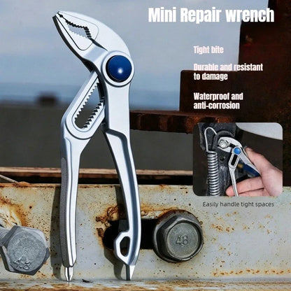 Pliers Mini V Jaw Adjustable Push Lock Multi Grip Hand Tool For Automobile Repair And Mechanic Workshop Maintenance Work