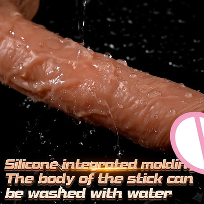 Female Realistic Dildo Vibrator Soft Silicone Heating Big Dick Vagina Anal Massager G-spot Masturbation Sex Toys For Women 18+