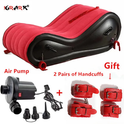 Inflatable Sex Furniture Erotic Sofa Love Pillow Chair Couples Bed Bdsm Adults Games Products Sex Toys for Women Men Couples 18+