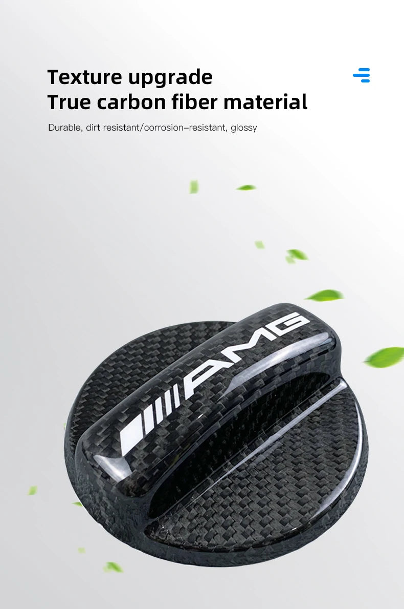 Car Fuel Tank Cap Cover Frosted Aluminum Alloy Lid Auto Accessories For Mercedes Benz AMG A B C E G C260 E300L A200L GLC300 CLA