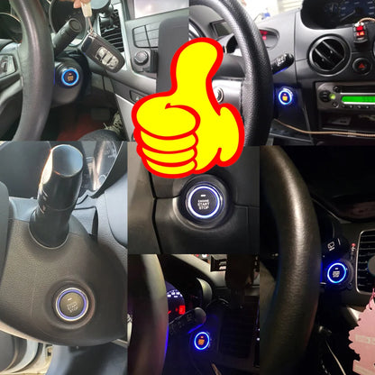 Universal Car alarm with remote starter Autostart system Start stop button system Car accessories Alarm automotive Smart lock