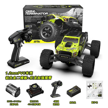 New Rlaarlo Omni Terminator V2 Rc Monster Truck Brushless Electric 4wd Off Road All Terrain Remote Control Adult Hobby Model Car