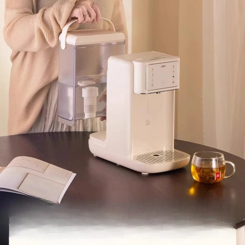 JMEY Instant Small Desktop Water Dispenser, Pure Drinking Hot Water Machine Integrated K3 3.8L 220V 2100W