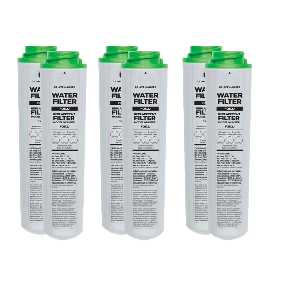 Under Sink Water Filter Replacement for GE FQK2J FQK1K GXSV65R GQSV65R 300Gallons Dual Flow Drinking Water Replacement Filters