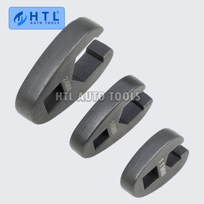 Crows foot Wrench Set 1/2" and 3/8” Drive Flare Nut Crowfoot Wrench Set Metric 8-32mm 6 Point Crows Feet Wrench Set