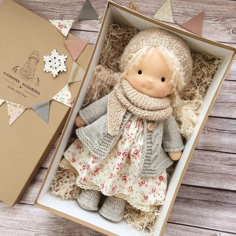 30cm New Waldorf Handmade Cotton Stuffed Plush Doll Kawaii Anime Collection Model Room Decoration Festival Gift Adults Toys