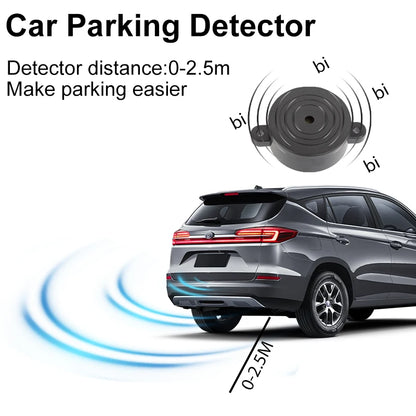 4x16.5mm Flat Parking Sensor Front Rear Universal Reverse Radar Buzzer Sound Alarm Easy Install Auto Safety Vehicle Accessories