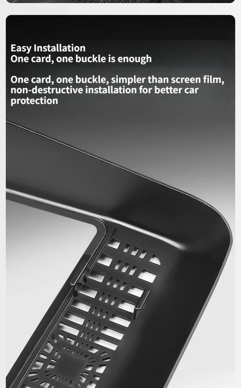 Rear Screen Tempered Film Protective Cover for Tesla Model Y Juniper Model 3 Highland 2025 Rear Air Vent Cover Car Accessories