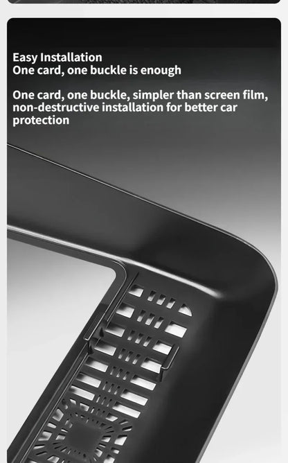 Rear Screen Tempered Film Protective Cover for Tesla Model Y Juniper Model 3 Highland 2025 Rear Air Vent Cover Car Accessories