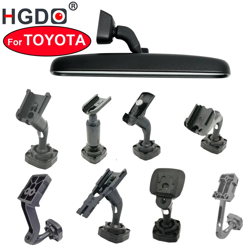 HGDO Interior Rear View Mirror Arm Bracket for Toyota Universal  Inside Mirror Mount Stem for Dash Cam DVR Video Recorder