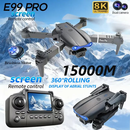 E99 Pro Drone Screen remote control Quadcopter Remote Four Axis Aircraft 8K HD Photography UAV Altitude Fixation Helicopter Toy