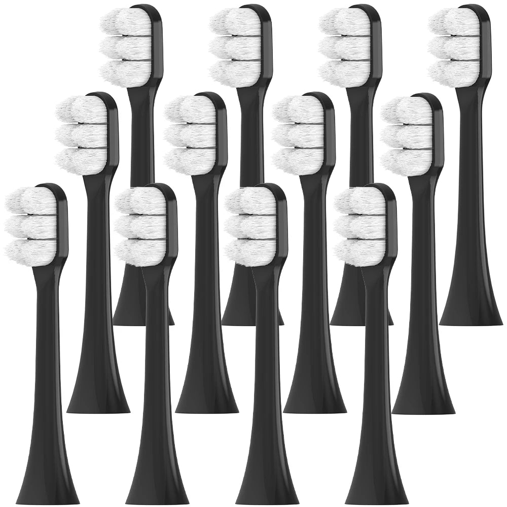 2/4/8/12pcs Soft Replacement Brush Heads Compatible with Philips Sonicare Click-on Electric Toothbrush, Toothbrushes Head Refill