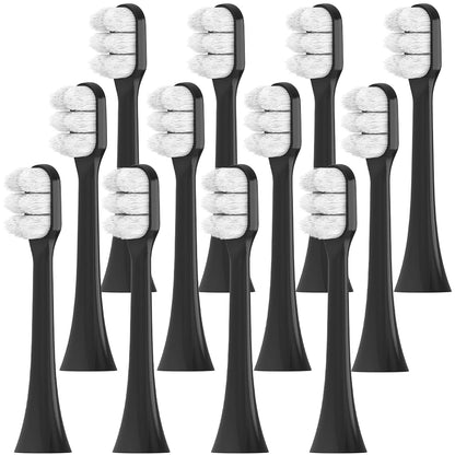 2/4/8/12pcs Soft Replacement Brush Heads Compatible with Philips Sonicare Click-on Electric Toothbrush, Toothbrushes Head Refill