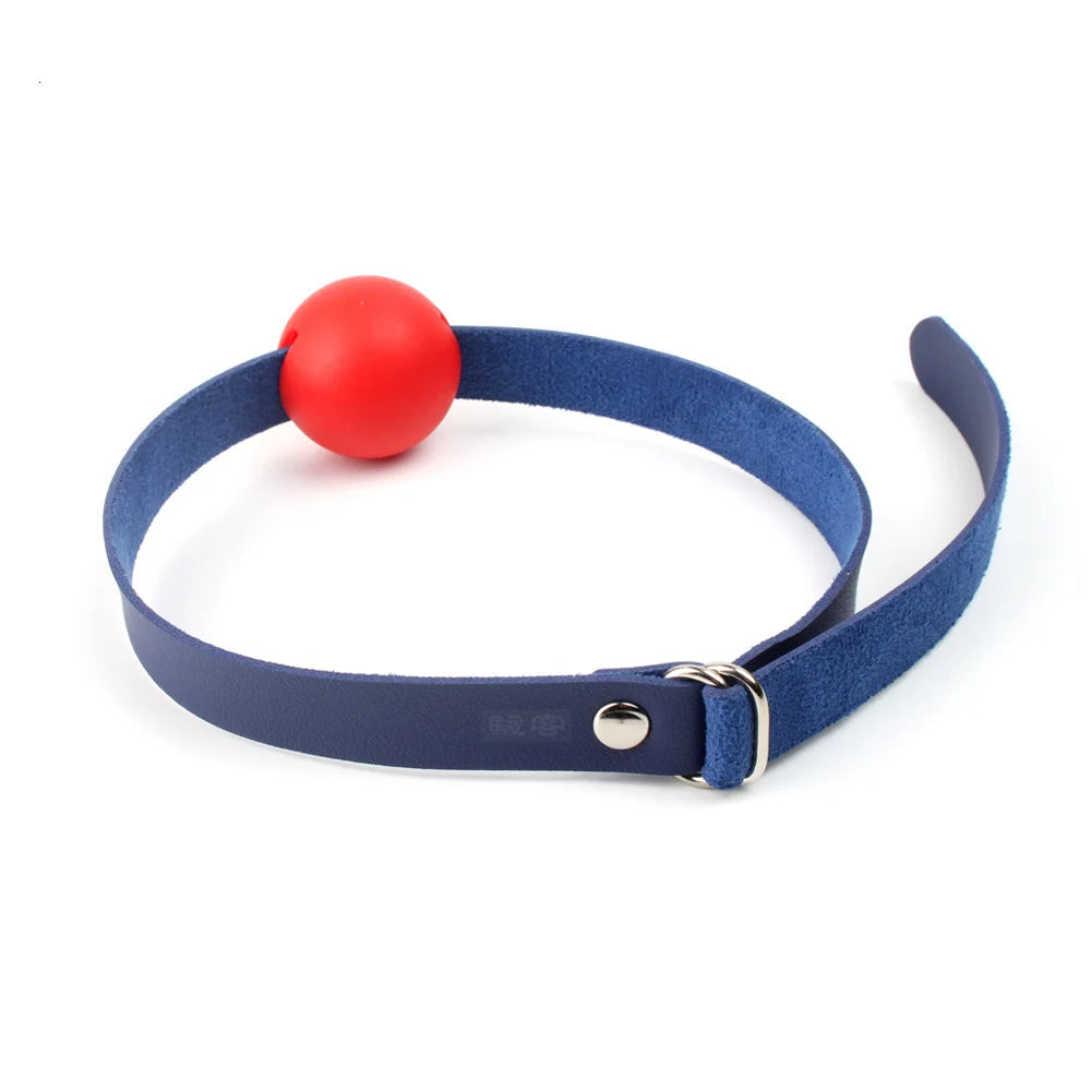 SM Adult Sex Toy For Both Men And Women, Leather PVC Mouth Ball Prop, Couple Sex Training Product, Tool And Toy