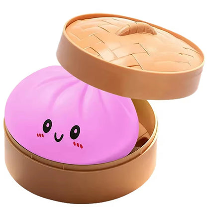 2026Glitter Dumpling Glitter Dumpling Squishy with Box Dumplings Sensory Squeeze Toy for Stress Relief