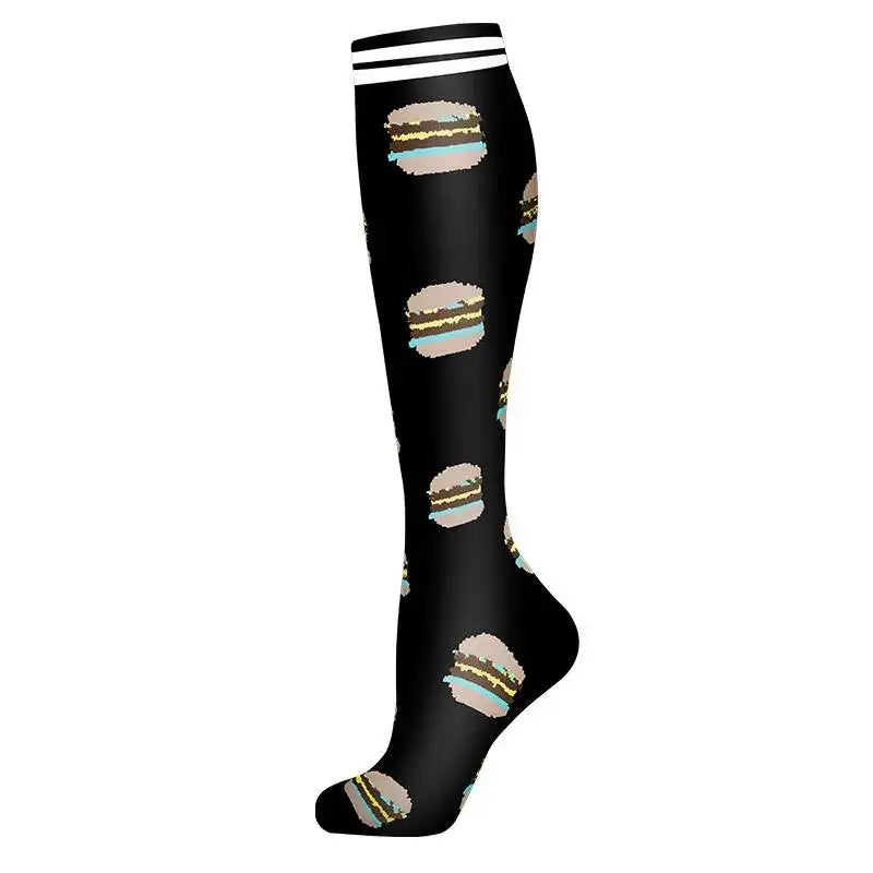 New Compression Socks Varicose Vein Nurse Sports Running Calf Pressure Stockings Protect Bare Feet Support Gradient Pressure