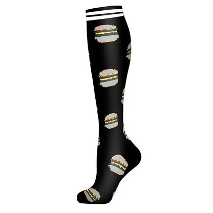 New Compression Socks Varicose Vein Nurse Sports Running Calf Pressure Stockings Protect Bare Feet Support Gradient Pressure