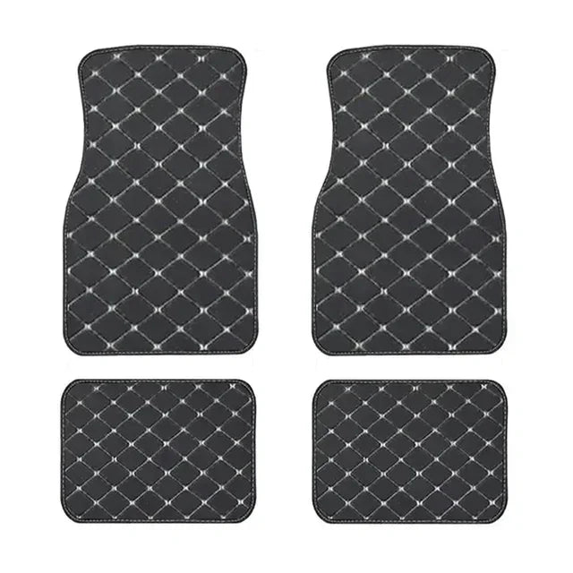 Universal Size Artificial Leather Car Floor Mats for OPEL Astra K Insignia Zafira Antara CORSA Vectra B Mokka Car Accessories